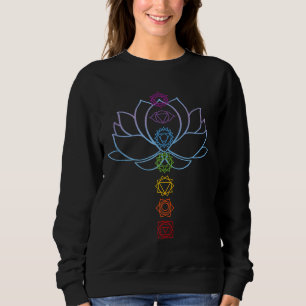 Moletom Zen Lotus Flower Chakras Alinhou Yoga