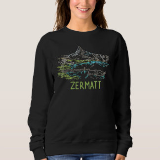 Moletom Zermatt City Switzerland souvenir   for men women