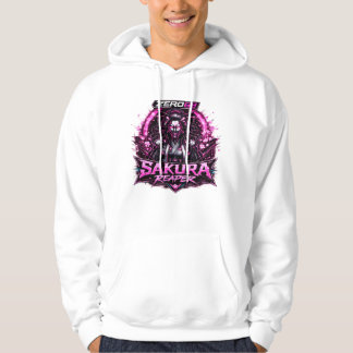 Moletom ZERO69 Neon Sakura Reaper Cyberpunk Warrior