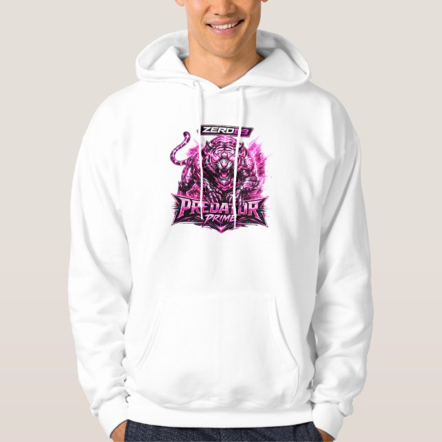 Moletom ZERO69 Predator Prime Neon Cyber Tiger (Frente)