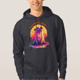 Moletom Zero Barks Given | Funny Retro Pug Men Hoodie