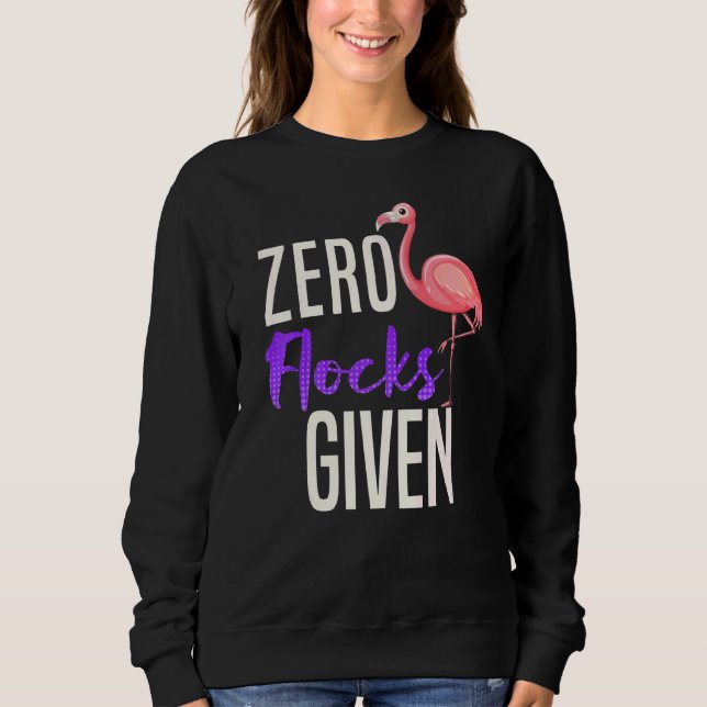 Moletom Zero Blocos Dado Flamingo Sarcasm (Frente)