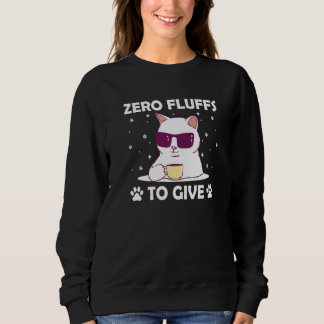 Moletom Zero Fluffs para Dar Gato Mãe de Gato Filhote Pai
