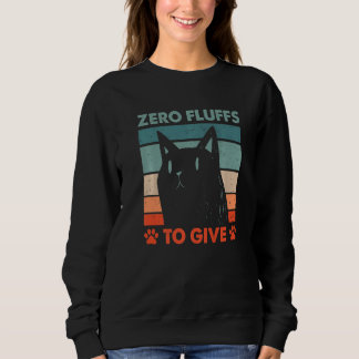 Moletom Zero Fluffs para Dar Gato Mãe de Gato Filhote Pai