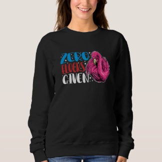 Moletom Zero Rebanhos Dado Animal Flamingo Para Homens Mul