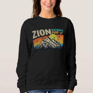Moletom Zion National Park Cool Vintage Retro Utah Vacatio