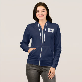 Moletom Zip com capuz feminino