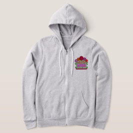Moletom zip escuro e sombrio
