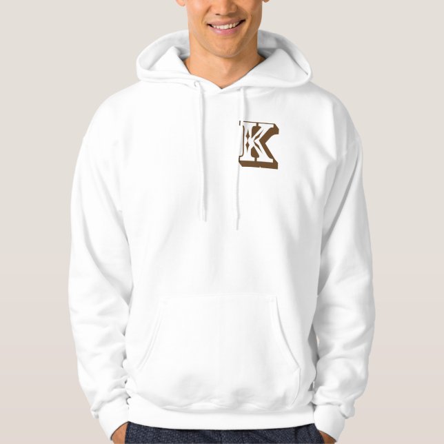 Moletom Zip Hoodie, de uso masculino (Frente)