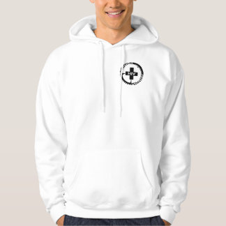 Moletom Zip Hoodie - Frente do logotipo, atitude positiva 
