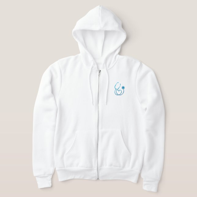 Moletom Zip-up White JOWMA (Postura )