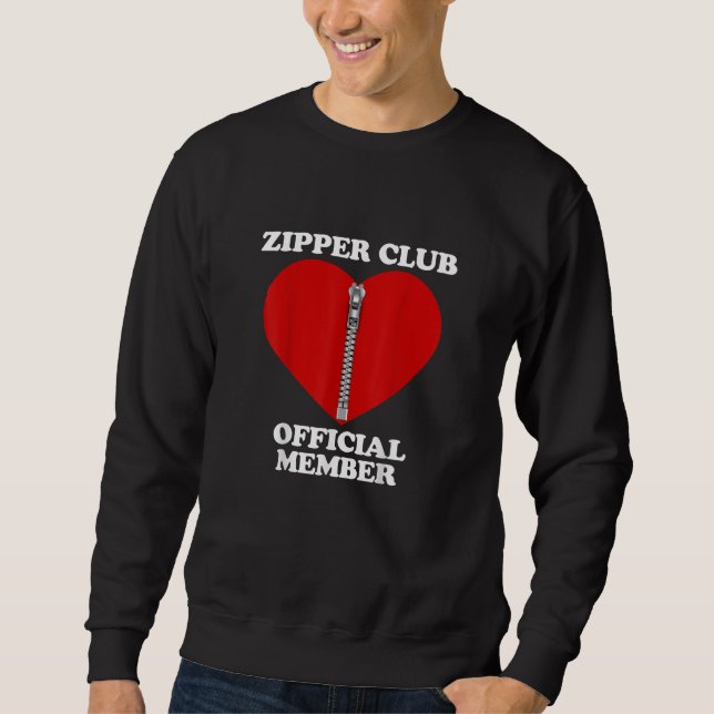 Moletom Zipper Club Heart Surgery Recovery Open Heart Bypa (Frente)
