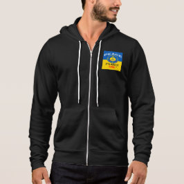 Moletom Zipper Hoodie by Bella+Canvas