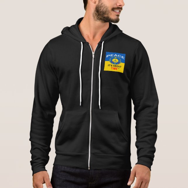 Moletom Zipper Hoodie by Bella+Canvas (Frente)