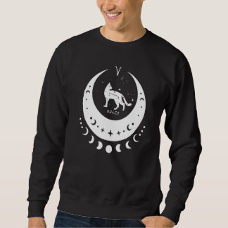 Moletom Zodiac Aries Horoscope Astrology Cat Crescent Moon