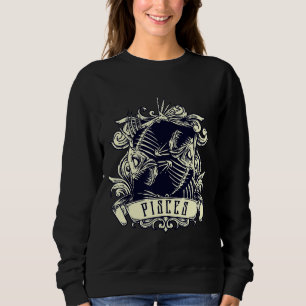 Moletom Zodiac Mau 2 Fish Skeleton Occult
