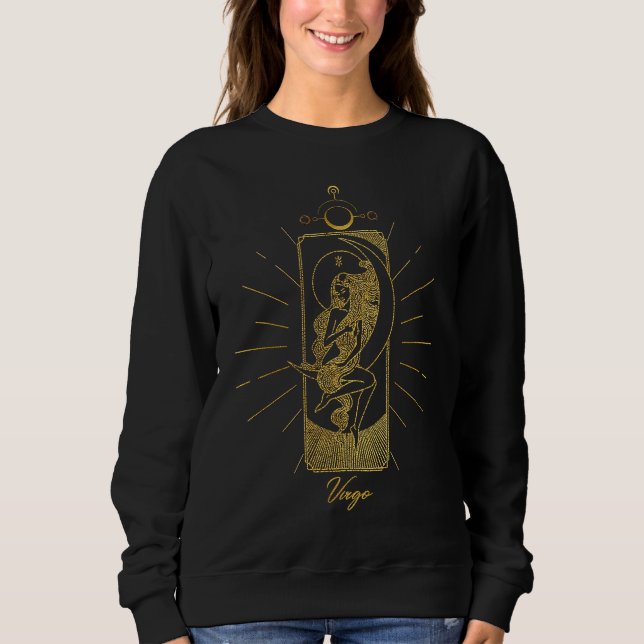 Moletom Zodiac Sign Virgo in Gold (Frente)