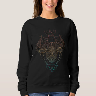 Moletom Zodiac Taurus Geometria Sagrada