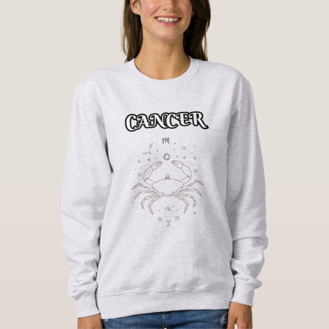 Moletom zodíaco de câncer (Frente)