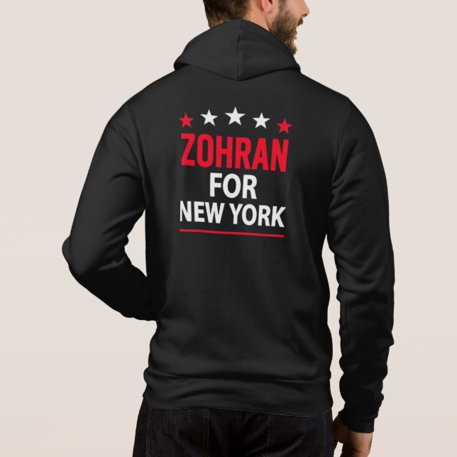 Moletom Zohran for New York – Bold Political Support (Verso)
