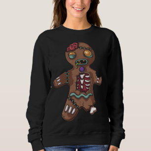 Moletom Zombie Natal Gingerpão Homem Engraçado X Mas Holid