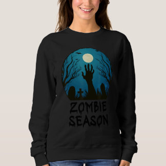 Moletom Zombie Season Moonlit Graveyard Scary Kids A