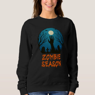 Moletom Zombie Season Moonlit Graveyard  Scary Kids Boys A