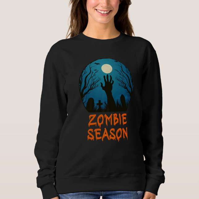 Moletom Zombie Season Moonlit Graveyard  Scary Kids Boys A (Frente)