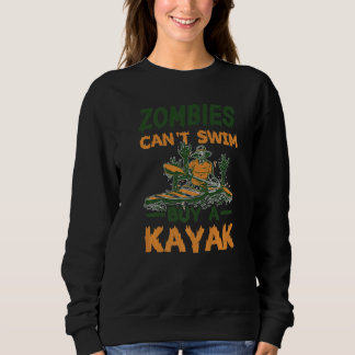 Moletom Zombies Can't Swim Buy A Kayak Premium