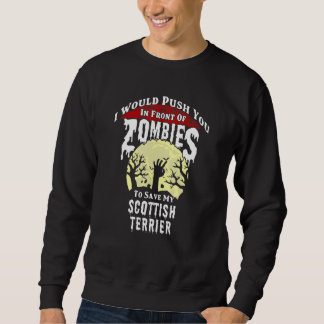 Moletom Zombies Scottish Terrier Spooky Halloween