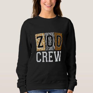 Moletom Zoo Crew Animal Print for Kids or Adults Zoo Group