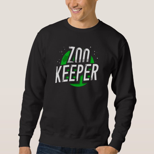 Moletom Zookeeper Zookeepping Keeping Zoo Keeper Job (Frente)