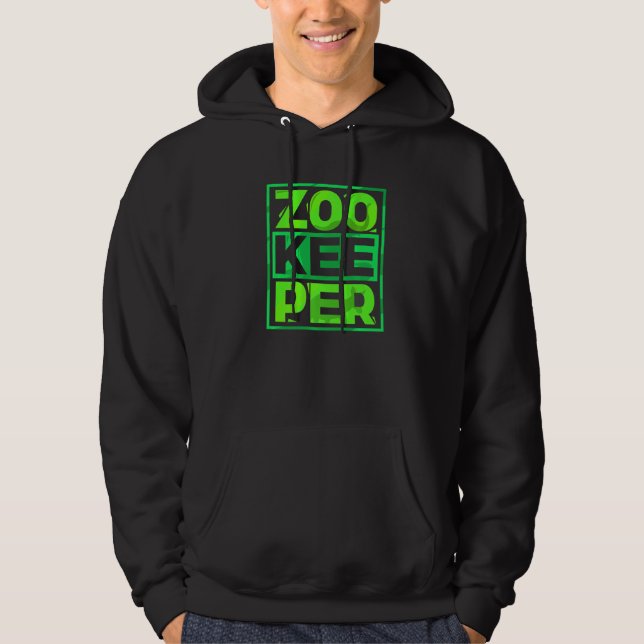 Moletom Zookeeper Zookeepping Keeping Zoo Keeper Job (Frente)