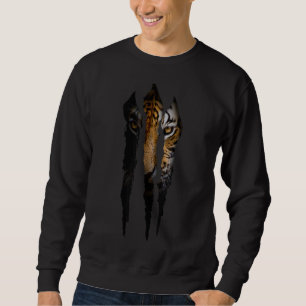 Moletom Zoológico feminino do Tiger Motif 1