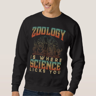Moletom Zoology Is Where Science Licks You Animals Science