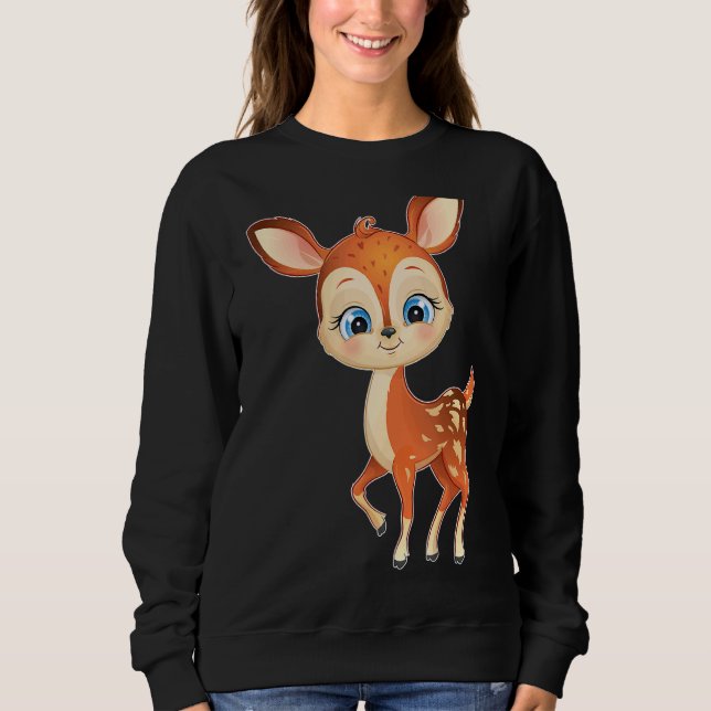 Moletom Zuckersüßer Baby Rehkitz (Frente)