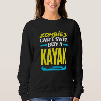 Moletom Zumbis Não Sabem Nadar Compre Um Kayak Caiaque Ca