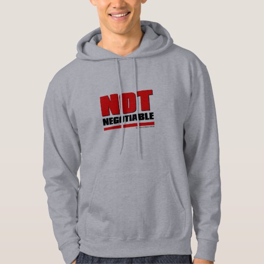 Moleton Not Negotiable Capuz Moletom