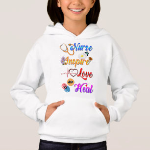Moletons de Enfermeira Inspiram Amor Cura Terapeut
