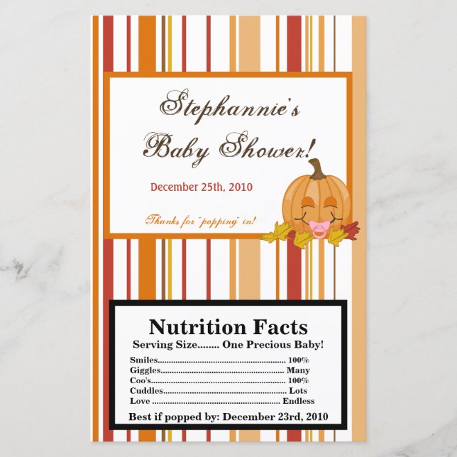 Molhador de Pipoca de Micro-Ondas Outono Queda Pum (Frente)