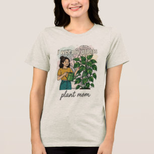 Molhe Minhas Plantas Camiseta Engraçada Punho de J