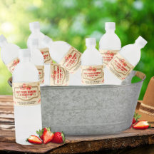 Molhe o seu apito e enrosque o rótulo da garrafa d