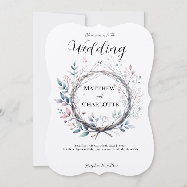 Molho Floral Suave Fio Pavimento Pastel (Frente)