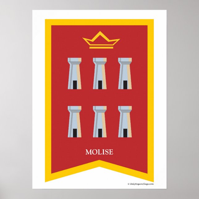 Molise Itália Região Poster (Frente)