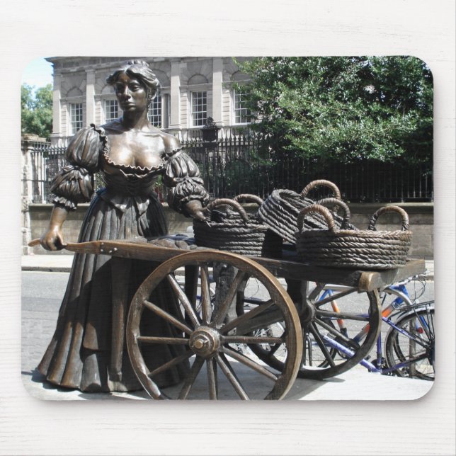 Molly Malone e carrinho de mão Ireland Mousepad (Frente)
