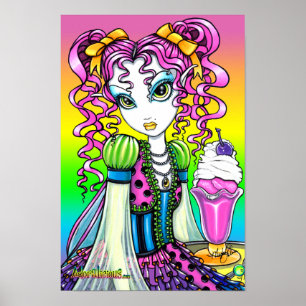"Molly" Sherbet Sorvete Rainbow Fairy Poster