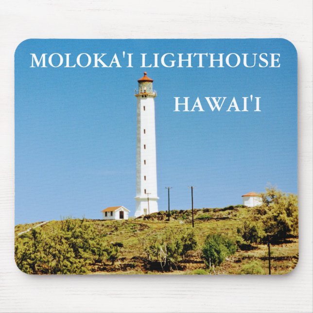 Moloka'i Lighthouse, Hawai'i Mousepad (Frente)