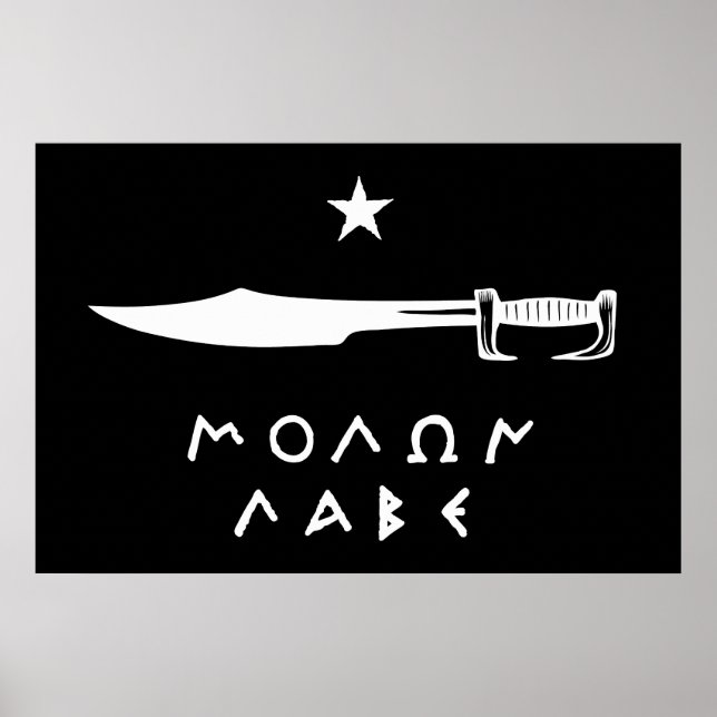 Molon Labe Poster (Frente)