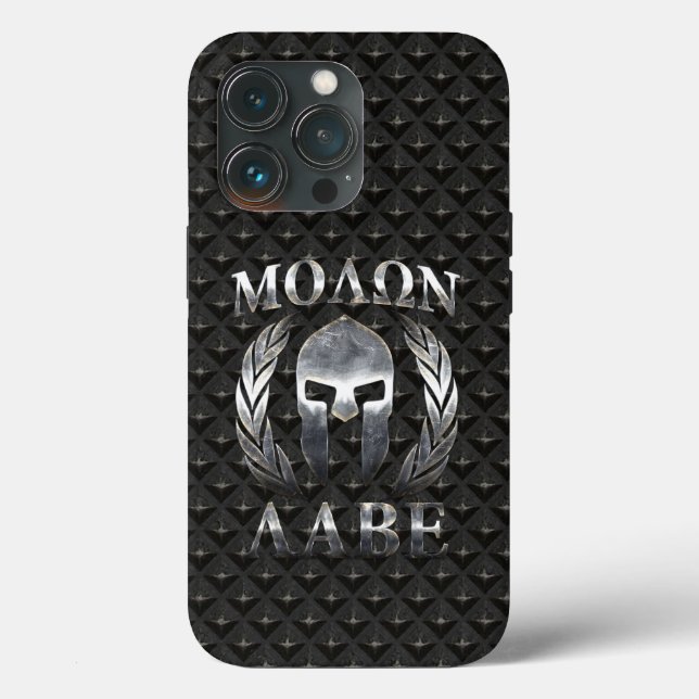 Molon Labe Spartan Helmet Laurels (Verso)