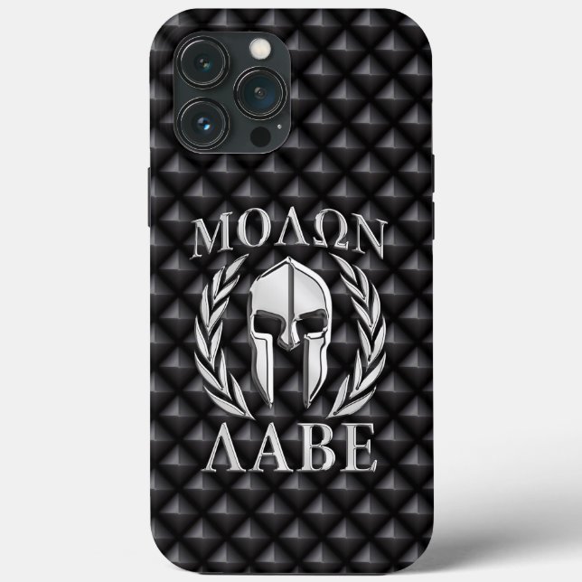 Molon Labe Spartan Helmet Laurels (Verso)